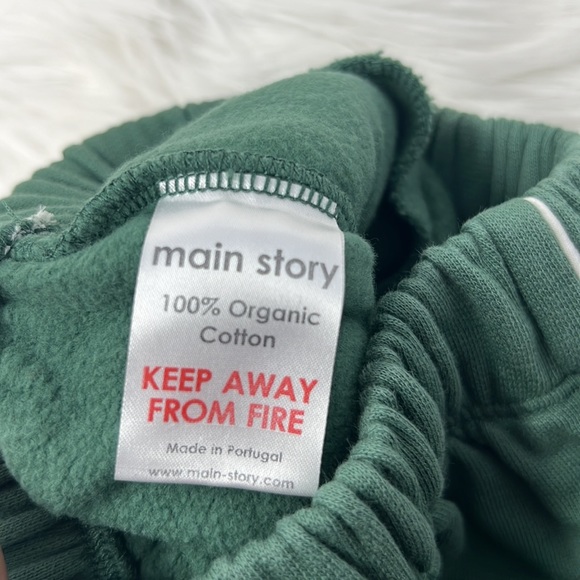 Main Story Organic Cotton Sweatpant Kids 2-3 Yrs With Stripe On Side - Picture 5 of 7